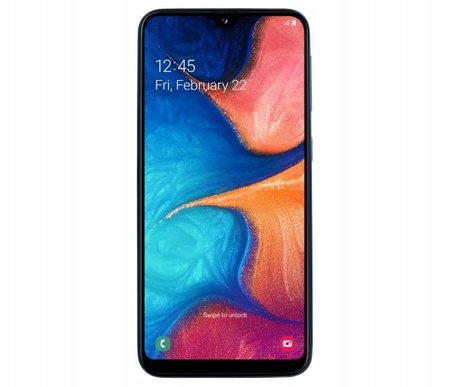 Samsung Galaxy A20e 3/32GB LTE | SM-A202F/DS | Niebieski | Stan: Idealny
