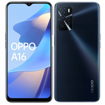 OPPO A16 3/32GB 6.52" Czarny CPH2269 | A-