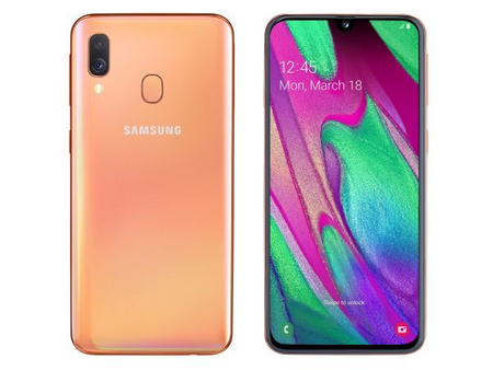 Samsung Galaxy A40 4/64GB | SM-A405FN/DS | Pomarańczowy | A