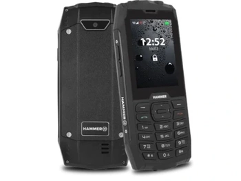 Pancerny telefon komórkowy myPhone HAMMER 4 IP68 | Czarny | A-