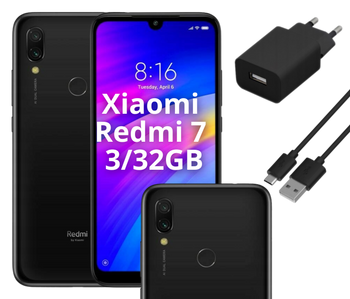 Xiaomi Redmi 7 3/32GB LTE Dual Sim Czarny | A+++