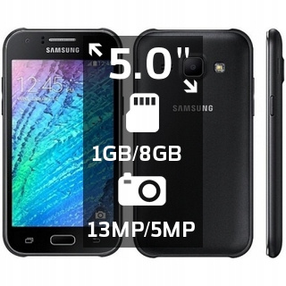 Samsung Galaxy J5 SM-J500F/DS LTE Czarny | A