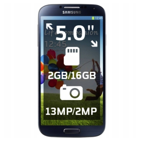 Samsung Galaxy S4 GT-I9505 | Czarny | A-