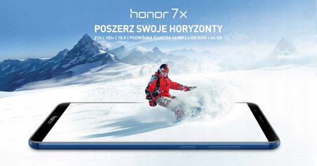 Honor 7X 4/32GB Dual Sim LTE | BND-L21 | Czarny | Stan: Bardzo dobry