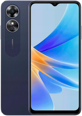Smartfon Oppo A17 4/64GB 60Hz | CPH2477 | Czarny | Nowy