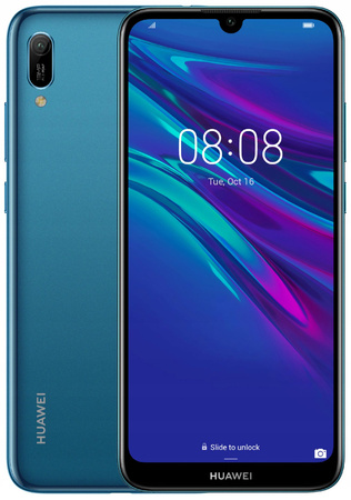 Huawei Y6 2019 MRD-LX1 Dual Sim LTE Niebieski | A+++