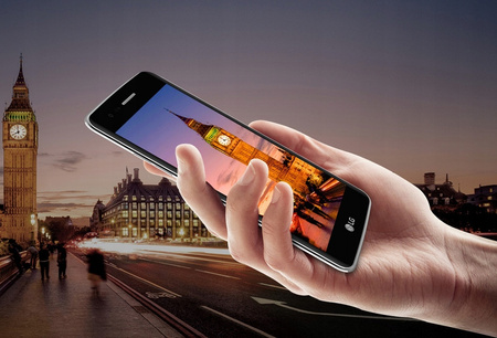 LG K8 2017 Dual Sim LTE | M200E | Srebrny | Stan: Bardzo dobry