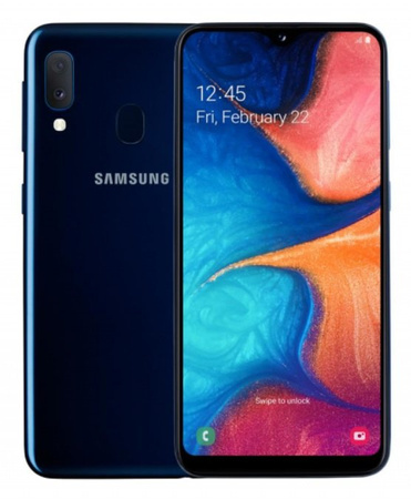 Samsung Galaxy A20e 3/32GB LTE | SM-A202F/DS | Niebieski | Stan: Idealny