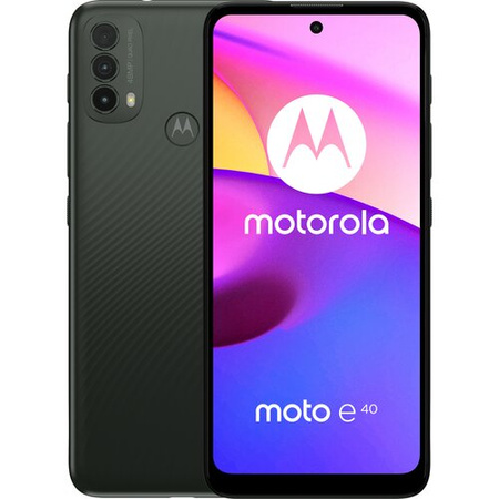 Motorola Moto E40 4/64GB 6.5" 90Hz | XT2159-3 | Czarny | A