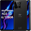 Smartfon MYPHONE N23 5G 6/128GB | 6.56" 90Hz | Czarny | A+++