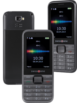 Telefon komórkowy Swisstone SC 560 Dual SIM | Czarny | A-