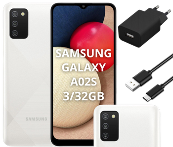 Samsung Galaxy A02s 3/32GB (SM-A025G/DSN) LTE Biały | A