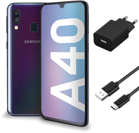 Samsung Galaxy A40 SM-A405FN/DS 4/64GB Czarny | A-