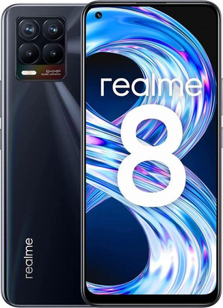 Realme 8 6/128GB 6.50 90Hz Dual Sim | RMX3085 | Czarny |